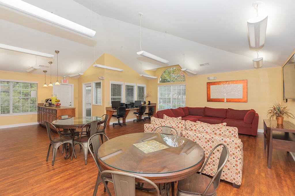 Clubroom  at Greens of Pine Glen in Durham NC